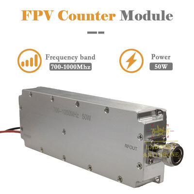 주문 50W 디지털 변조 전력 증폭기 로라 모듈 안티 FPV 700-1000MHz 720-1020MHz 온라인 제조