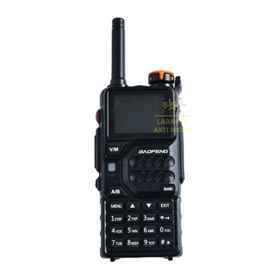 주문 5000mAh 배터리 휴대용 드론 탐지기 2km FPV 탐지기 300-6000mhz 전체 커버리지 주파수 온라인 제조