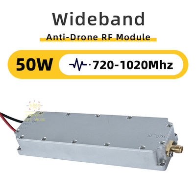 주문 720-1020MHz 50W GaN 모듈 안티 드론 안티 Fpv 안티 DJI 안티 오텔 Fpv 억제기 700-1000MHz RF 모듈 온라인 제조
