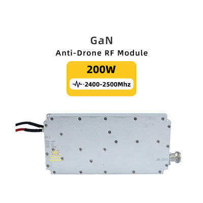 주문 2400-2500mhz 200W 높은 가이드 높은 전력 GaN FPV 안티 드론 시스템 C-Uas Mavic 3 Autel Fpv Ua 폴란드 RF 모듈 온라인 제조