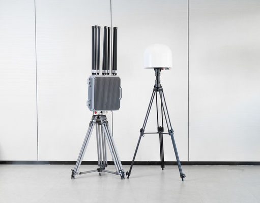 주문 10km 70M-6Ghz 통합 재머 및 탐지기 고정 장비 전체 주파수 안티 드론 탐지 2.4G 5.2G 5.8G 온라인 제조