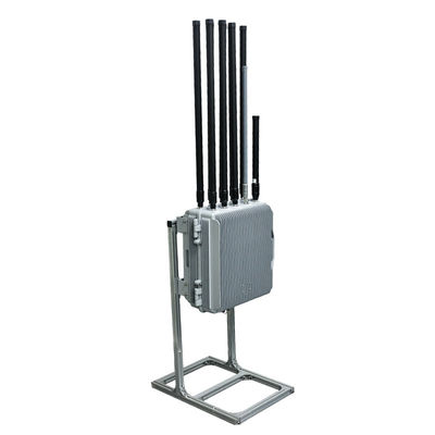 주문 고정 1-3km 통합 드론 탐지 및 재밍 시스템 100MHz-6GHz 360° 항공 공간 커버리지 UAV 보안 및 보호 시스템 온라인 제조