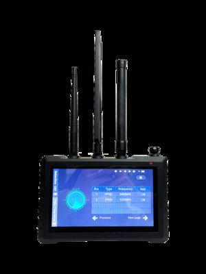 주문 1.5km 70MHz-6.2GHz 전 대역 드론 탐지기 500MHz-6GHz FPV 풀 커버리지 비디오 캡처 및 저장 1+N 작동 모드, 시계 팀 협업, 휴대용 디자인 온라인 제조
