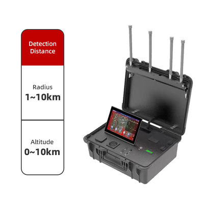 10km Long-Range Portable Drone Detector with Full-Band UAV Coverage, Real-Time Alerts, and Durable Energy-Efficient Design