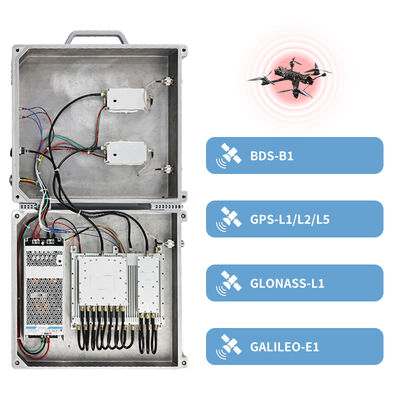 주문 드론 스푸퍼: 20-30km 장 스푸핑 범위 13 대 대역 드론 사용자 정의 100W C-UAS 솔루션 온라인 제조