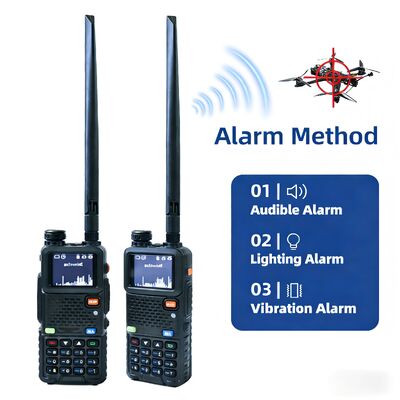 주문 300~6000MHz 휴대용 드론 탐지기 디지털 아날로그 하이브리드 수신기와 함께 휴대용 UAV 탐지기 온라인 제조