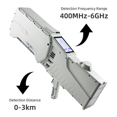 주문 휴대용 400MHz-6GHz 탐지 및 433MHz-5.8GHz 방해 및 내비게이션 스푸핑 GPS/GLONASS/BDS RTK 포지셔닝 드론 총 통합 시스템 온라인 제조