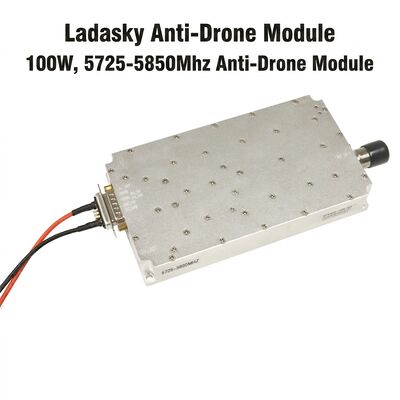 주문 고효율 100W GaN 모듈 5725-5850MHz | 간섭 전력 증폭기 | 5.8G FPV 및 UAV 재머, 장거리 드론 방어, 컴팩트 디자인, 안티 드론 시스템을 위한 효율적인 방열 온라인 제조
