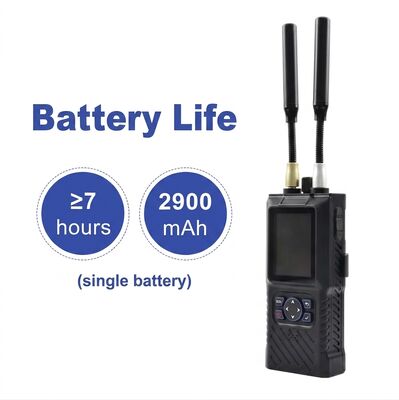 주문 0MHz~8000MHz 스펙트럼 탐지 교체 가능한 배터리와 C 타입 충전 지원으로 장거리 휴대용 드론 탐지기 온라인 제조