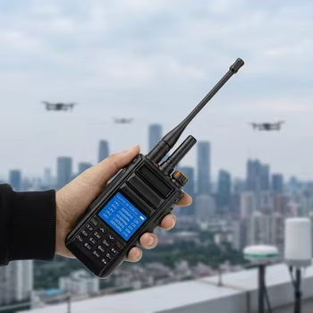 주문 휴대용 드론 탐지기 300MHz~6200MHz OFDM 및 FM 신호 탐지 1KM 탐지 범위 및 오디오 비주얼 알람 온라인 제조