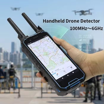 주문 100MHz-6GHz 다기능 휴대용 드론 탐지기와 수동 탐지 FPV 모니터링 및 무선 네트워크 인터콤 온라인 제조