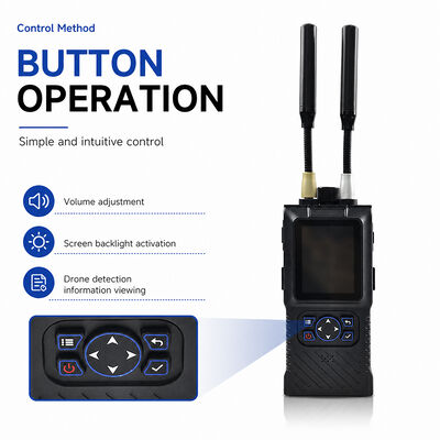 주문 LDK-W01 휴대용 드론 탐지기 0-8000MHz 주파수 범위 1-1.5KM 탐지 거리 및 FPV DJI Autel 및 레이싱 UAV를위한 실시간 비디오 캡처 온라인 제조