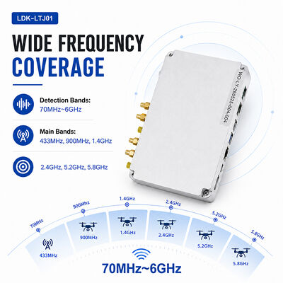 구입하다 70-6000MHZ 10KM 드론 탐지 모듈 낮은 고도 항공 공간 드론 식별 및 보안을 위한 수동 RF 신호 인식 모듈 온라인 제조