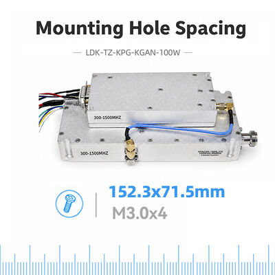 구입하다 100W 300-6000MHz 다대역 고전력 RF 증폭기 모듈 낮은 고도 보안 및 UAV 통신 관리 시스템에 대한 온도 보호 온라인 제조