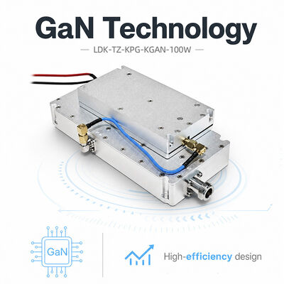 구입하다 주파수 분할 광대역 고출력 RF 송신 모듈, 100W 출력, 300-6000MHz 전체 대역 커버리지, 고정 및 이동식 배치를 위한 과열, VSWR 및 ALC 보호 기능 내장 온라인 제조