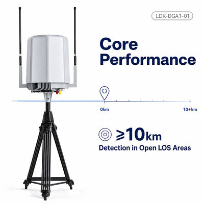 구입하다 LDK-DGA1-01 고정 드론 감지 10KM 70MHz-6GHz 실외 저고도 UAV 모니터링 및 방향 찾기 장치 온라인 제조