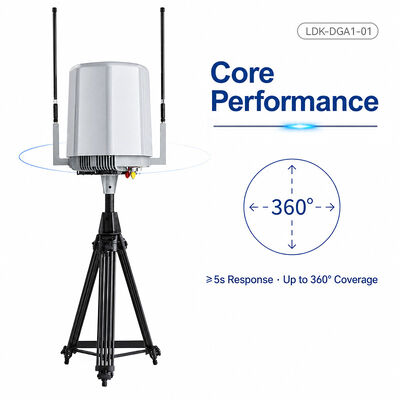 구입하다 라다스키 고정형 드론 탐지 장치 70MHz-6GHz | 장거리 UAV 레이더 및 RF 스캐너 | DJI Autel FPV 탐지 10km 온라인 제조