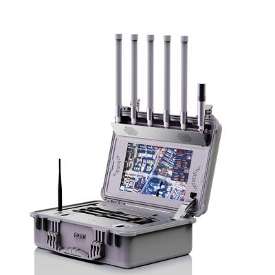 5KM 휴대용 2-in-1 탐지기 & 스푸퍼 안티 드론 시스템 GPS/2.4G/5.2G/5.8G 전체 주파수 공항 & 교도소 & 국경 C-UAV FPV 솔루션 Dji
